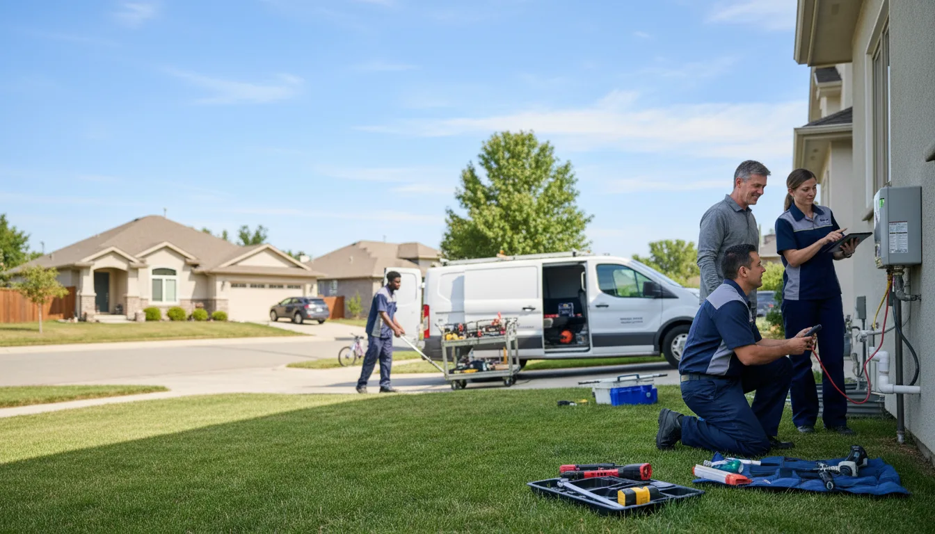 Tankless water heater service in Wayne, OK